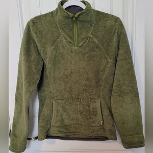 Olive Green Fleece Pullover